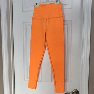 Beyond Yoga Spacedye Vibrant Orange Leggings